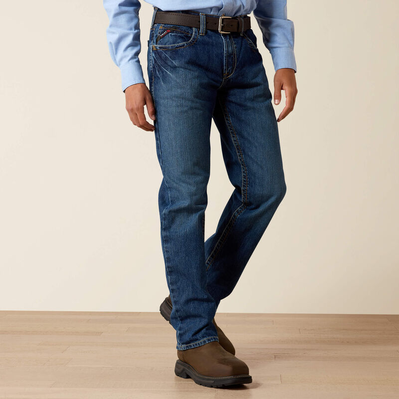 ARIAT - FR M3 Loose Basic Stackable Straight Leg Jean - FLINT