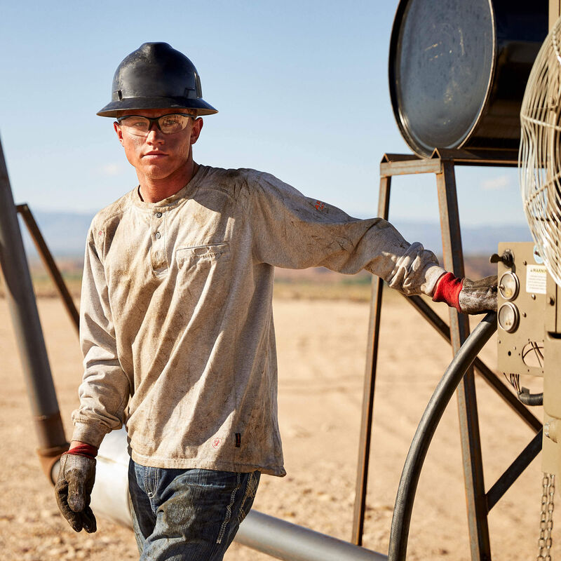 ARIAT - FR Air Henley, Silver Fox Heather