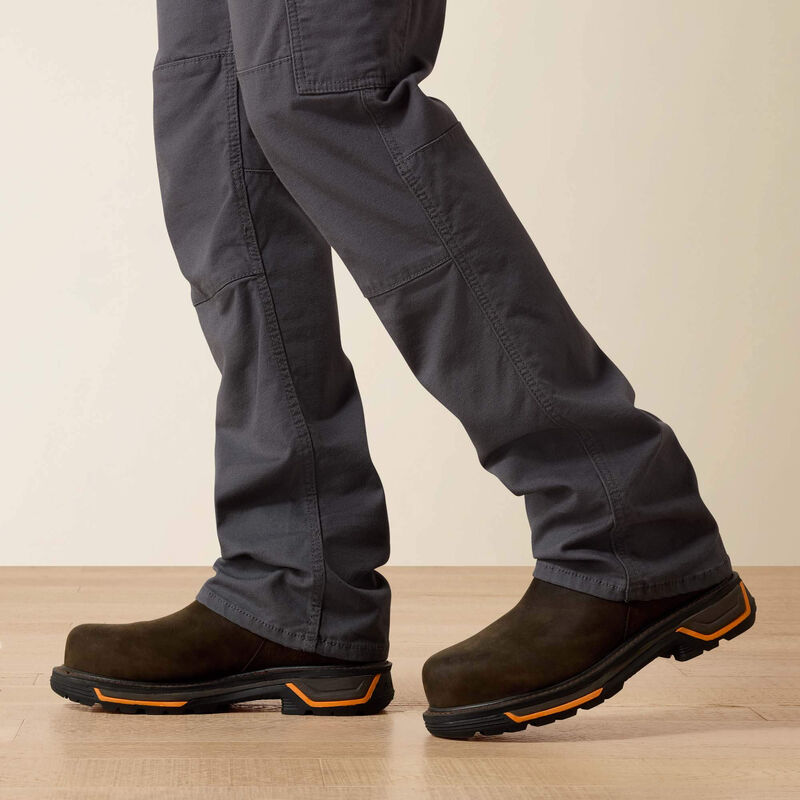 ARIAT - FR M5 Straight Stretch DuraLight Canvas Stackable Straight Leg Pant - Iron Gray - Becker Safety and Supply