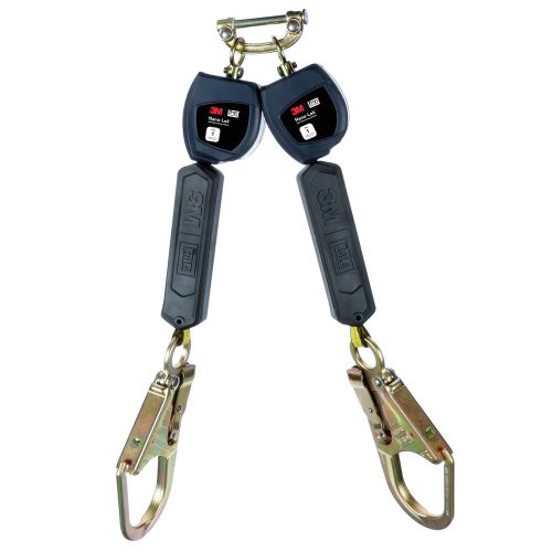 3M - DBI-SALA Nano-Lok Personal 6' Twin-Leg SRL - Web - Steel Rebar Hook - Becker Safety and Supply