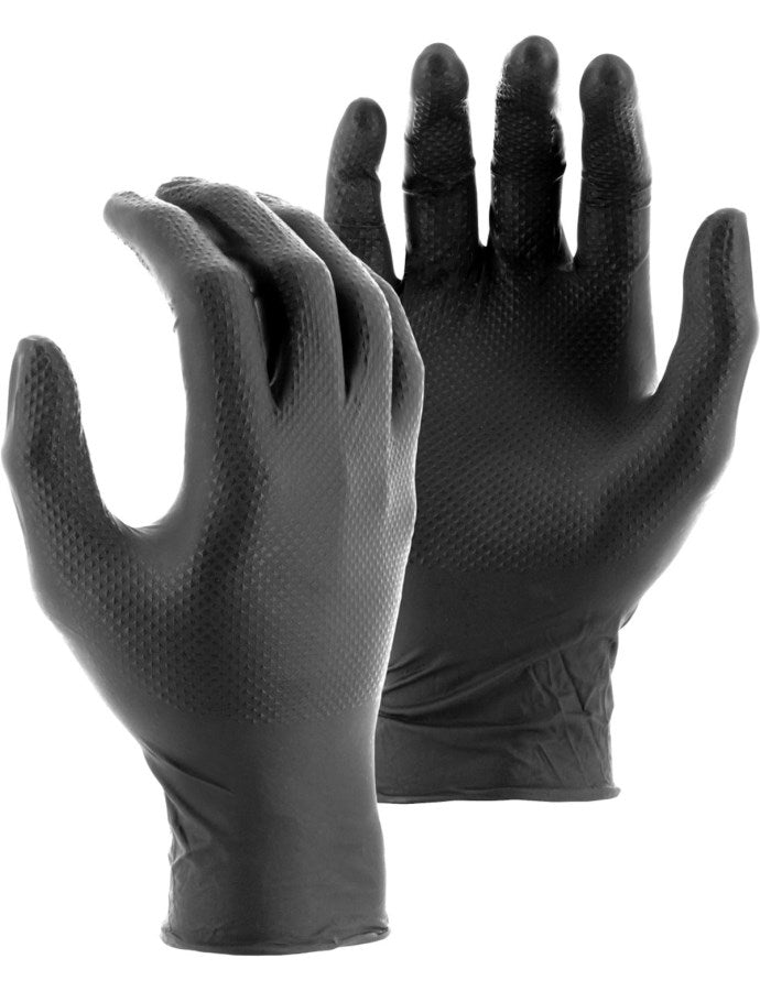 MAJESTIC - SUPER GRIP 8 Mil Disposable Glove, Diamond Grip 100 gloves/box