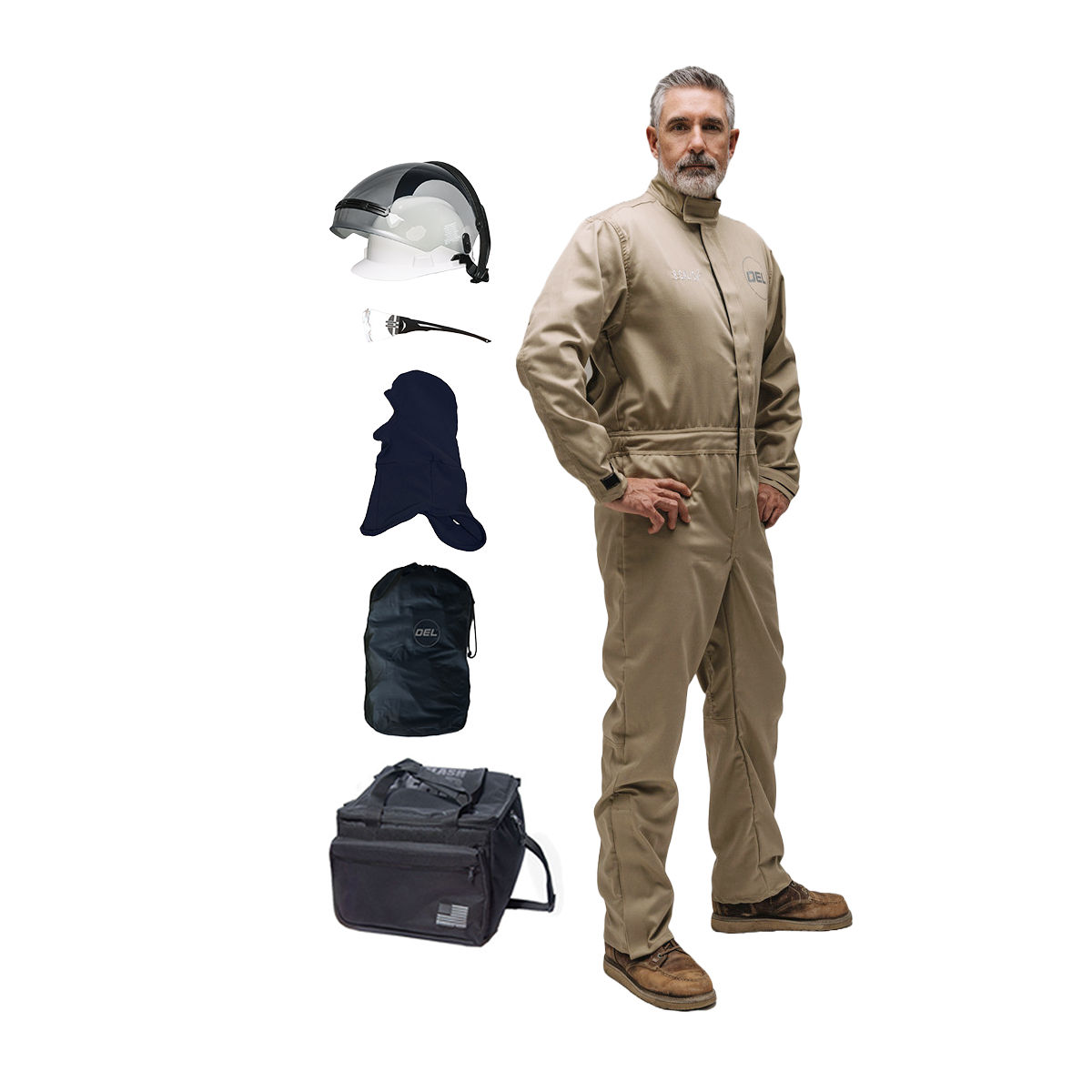 OEL - 8 Cal Coverall Kit Headgear Mens