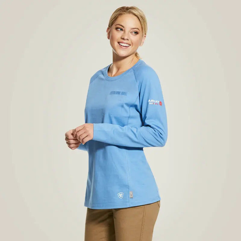ARIAT WOMENS FR AIR CREW T-SHIRT  Becker Safety and Supply