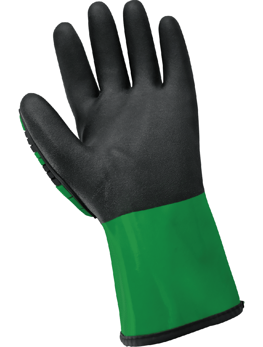 GLOBAL GLOVE - Vise Gripster® C.I.A. Premium Double-Dipped PVC-Nitrile Supported Gloves with Chemical Handling and Cut, Impact, Abrasion, and Puncture Resistance