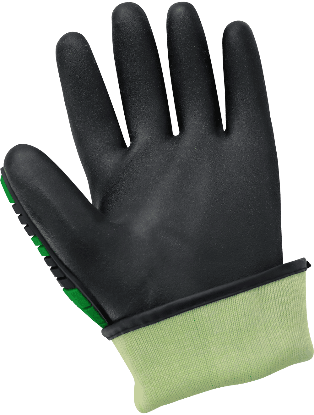 GLOBAL GLOVE - Vise Gripster® C.I.A. Premium Double-Dipped PVC-Nitrile Supported Gloves with Chemical Handling and Cut, Impact, Abrasion, and Puncture Resistance