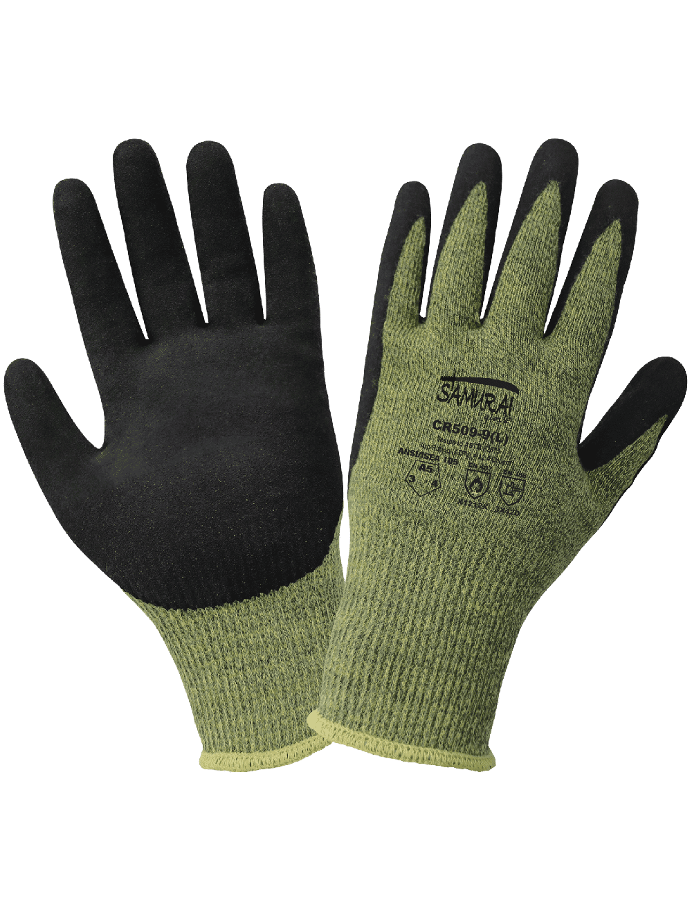 GLOBAL GLOVE - Samurai Glove® Cut, Abrasion, Puncture, and Flame-Resistant Arc-Flash Gloves with a Mach Finish Neoprene Bi-Polymer Coating