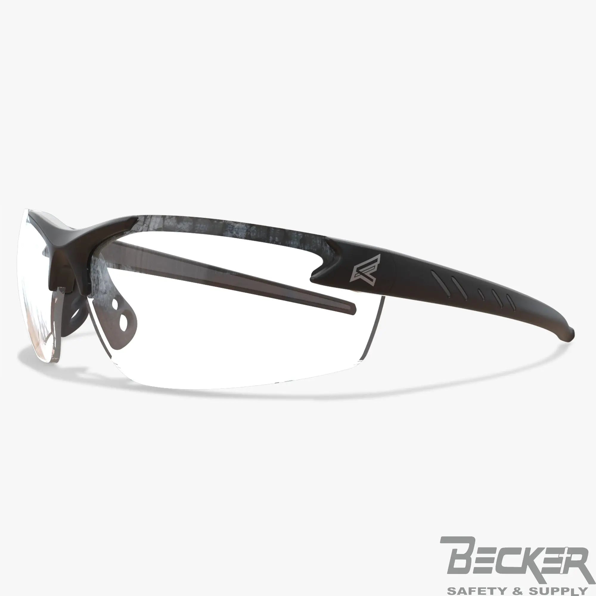 Edge - Zorge G2 - Black FRame / Clear Lens Becker Safety and Supply