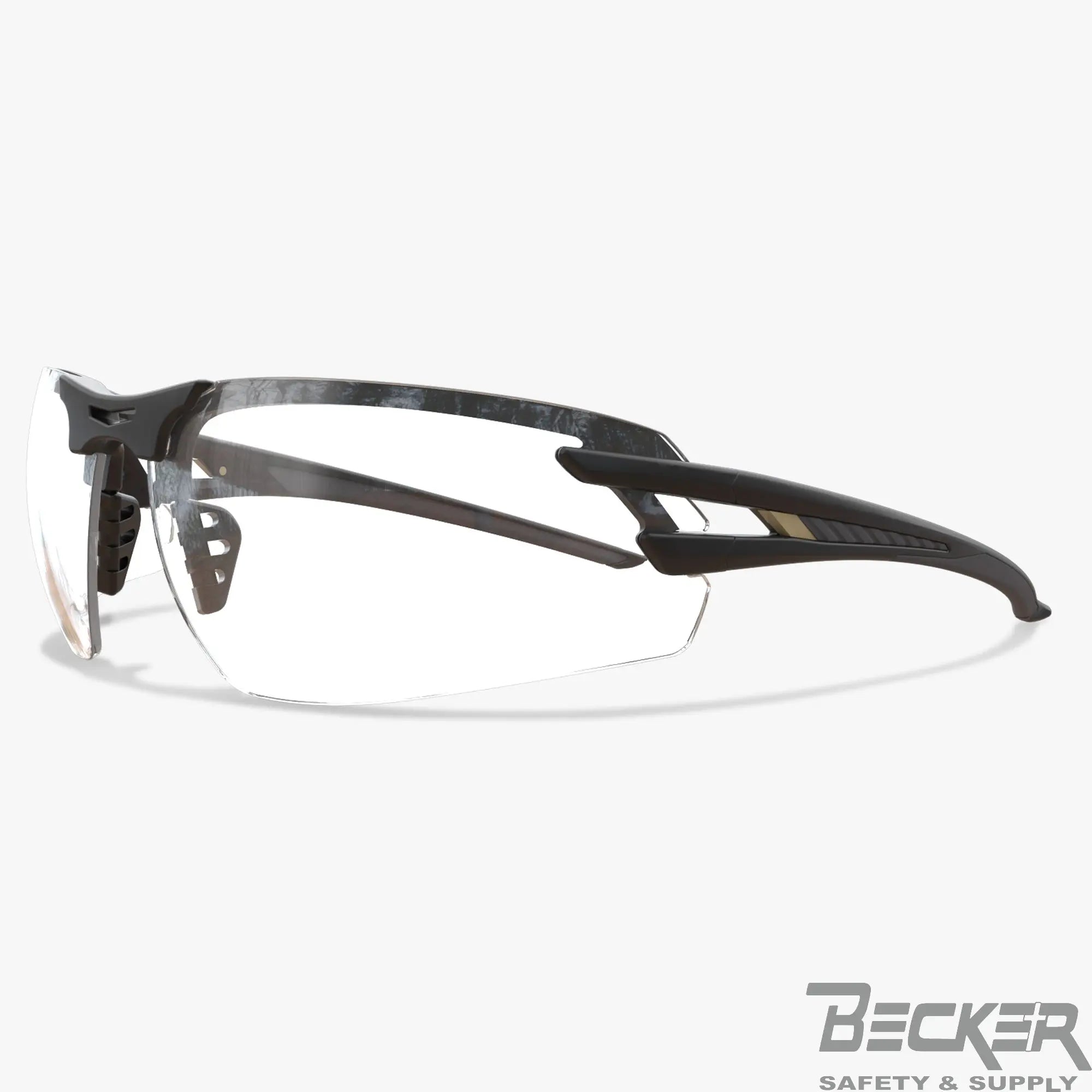 Edge - Salita - Black FRame / Clear Vapor Shield Lens Becker Safety and Supply
