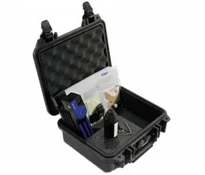 DRAEGER - HARD-SIDE ACCURO PUMP KIT
Includes: Accuro Pump, Tube Opener, Spare Parts Kit, Rubber Caps (pkg of 10) Allen Wrench and Molded Plastic Carrying Case - Becker Safety and Supply