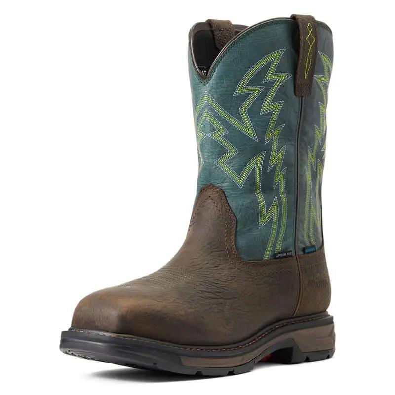 ARIAT - Workhog XT BOA H2O Carbon Toe, Brown/Forest - Becker Safety and Supply