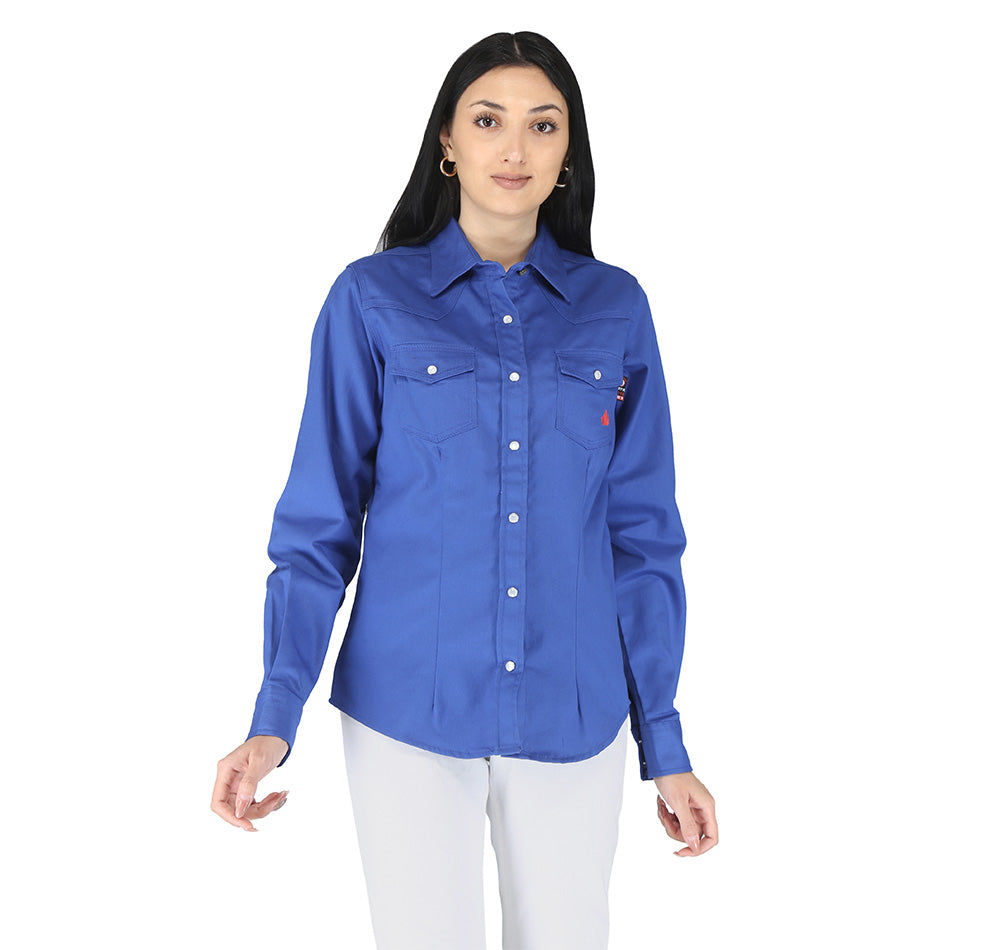 Forge -FR Women'S Long Sleeve Shirt - Becker Safety and Supply