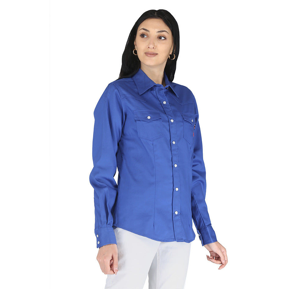 Forge -FR Women'S Long Sleeve Shirt - Becker Safety and Supply