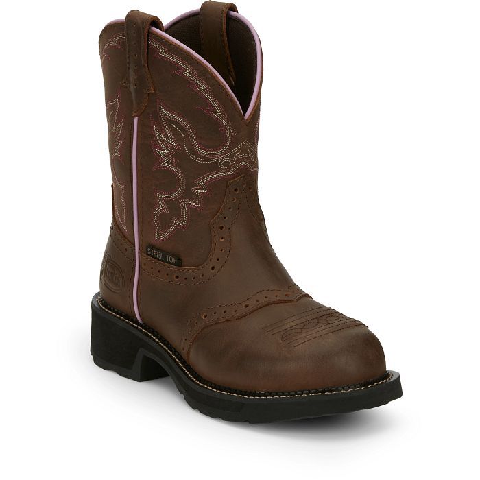 JUSTIN BOOTS - Ladies WANETTE Steel Toe Boot - Becker Safety and Supply