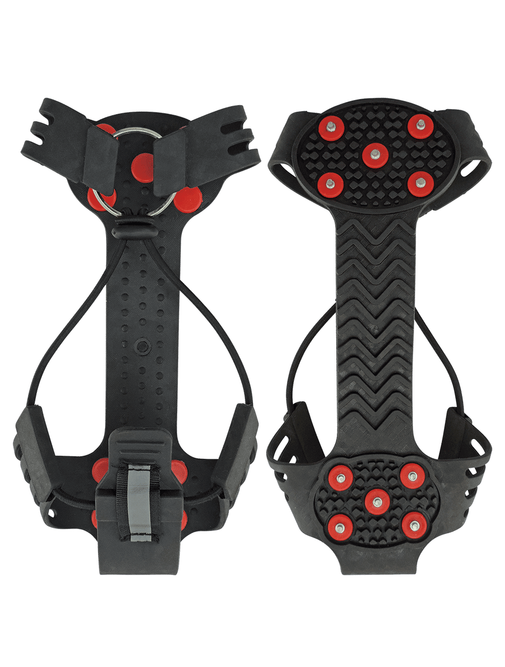 GLOBAL GLOVE -Ice Gripster™ Treads Adjustable Anti-Slip Traction Cleats with Carbon Steel Studs