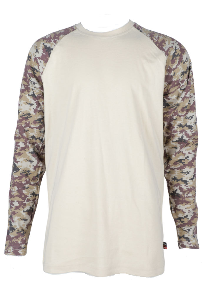 Forge -FR Men'S Camo Crew Neck Longsleeve T-Shirt - Becker Safety and Supply