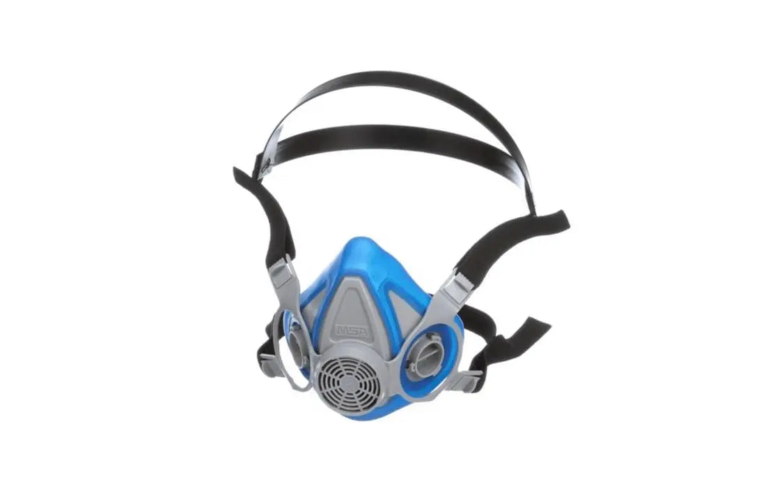MSA - Advantage 200 LS Respirator with 2 Piece Neckstrap, Blue - M - Becker Safety and Supply