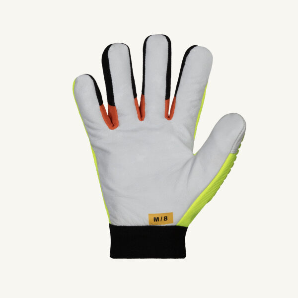 SUPERIOR - Clutch Gear Mechanics Winter Impact Resistant Glove Hi Viz Gloves with Goat Grain Palms