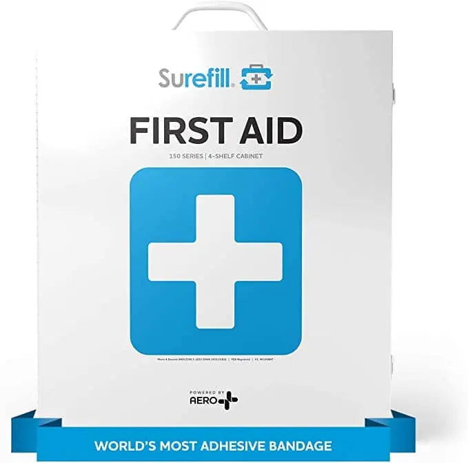 Surefill - 4 Shelf Metal Cabinet 150 Series Class B (w/ Meds) - Becker Safety and Supply