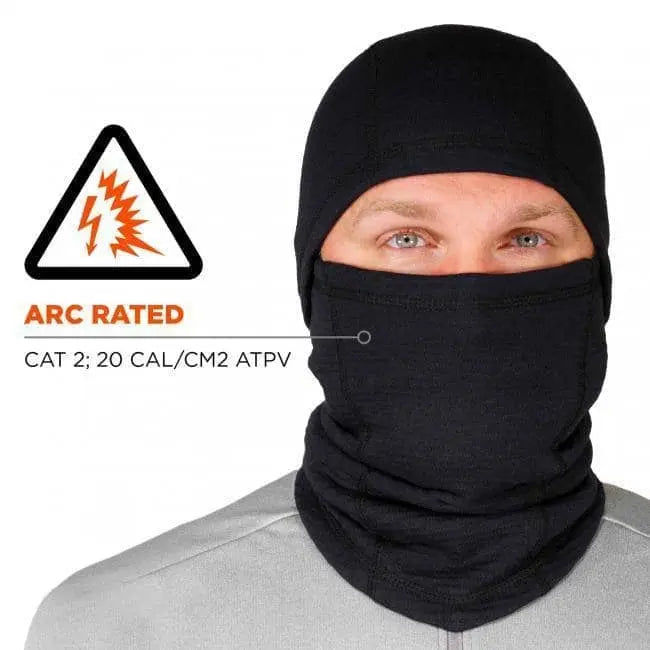 ERGODYNE - N-Ferno 6847 FR Balaclava Face Mask Dual Compliant NFPA 70E/NFPA 2112 - Becker Safety and Supply