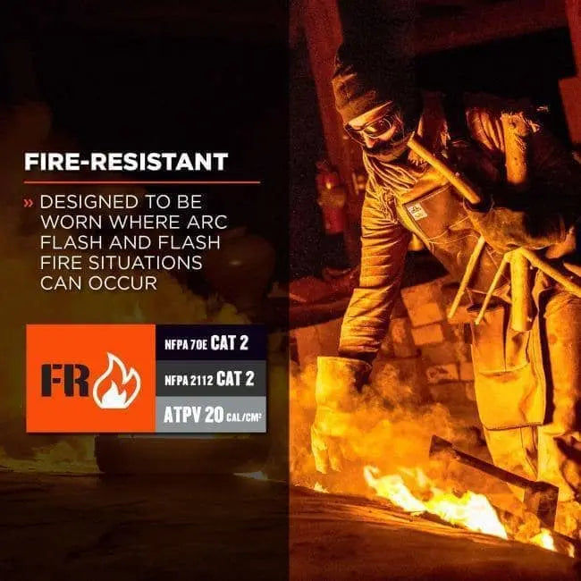 ERGODYNE - N-Ferno 6847 FR Balaclava Face Mask Dual Compliant NFPA 70E/NFPA 2112 - Becker Safety and Supply