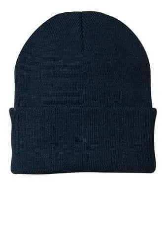 PORT & COMPANY - Knit Cap - Navy - Becker Safety and Supply
