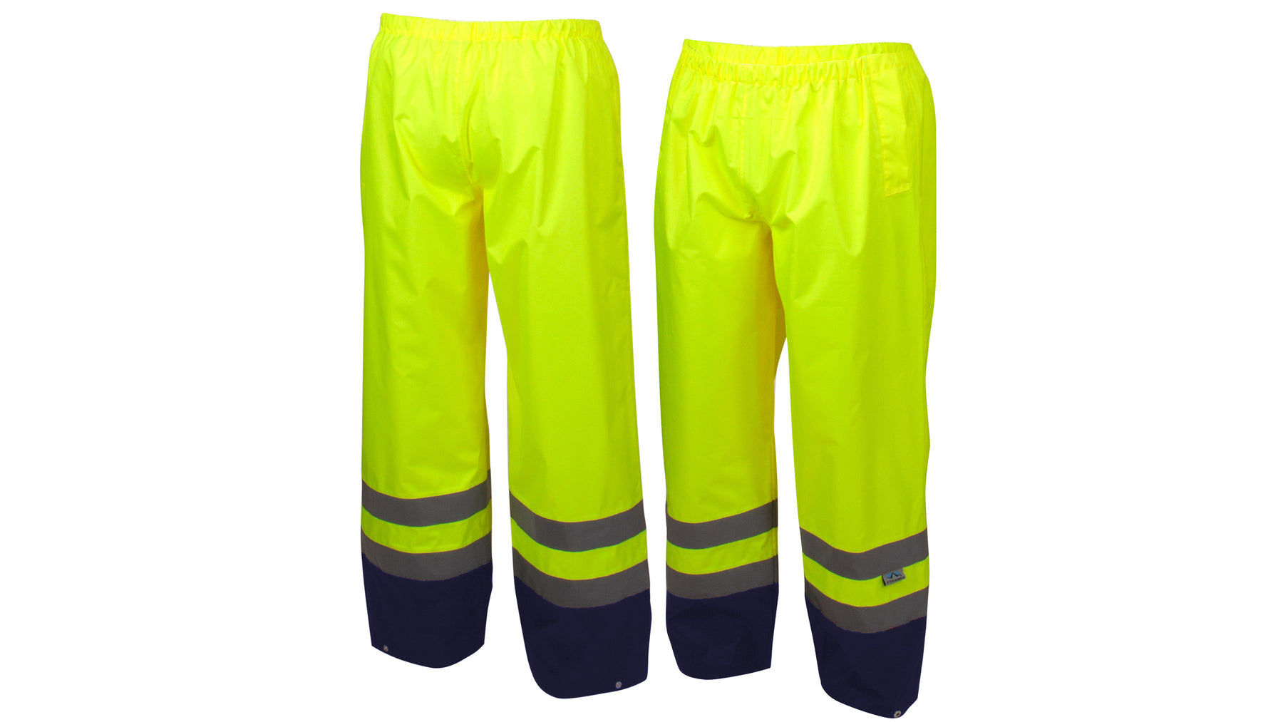 PYRAMEX - Hi-Vis Waterproof Black Bottom Rain Pants
