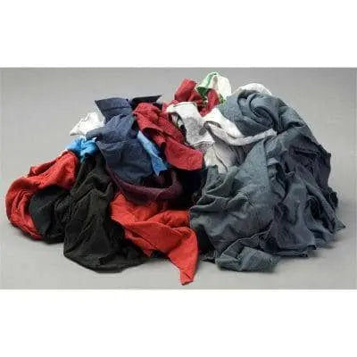 RYZUN - (CU) Rags - Colored T-shirt Rags - 25 lb - Becker Safety and Supply