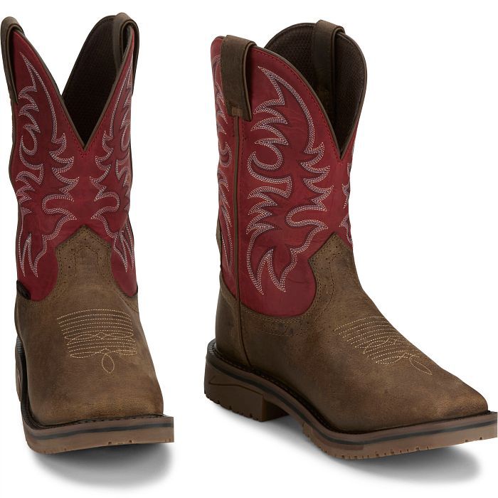 JUSTIN BOOTS - Thorn 11" Waterproof Met Guard Comp Toe