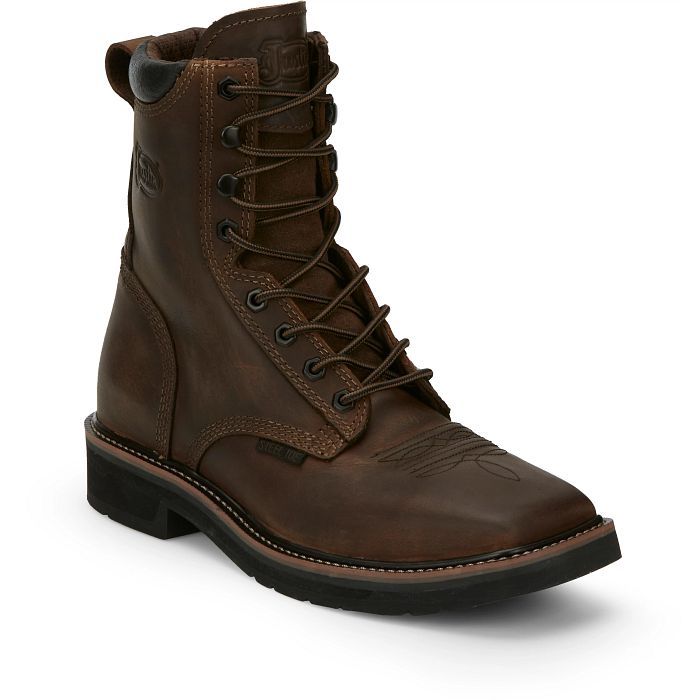 JUSTIN BOOTS - Pulley Steel Toe