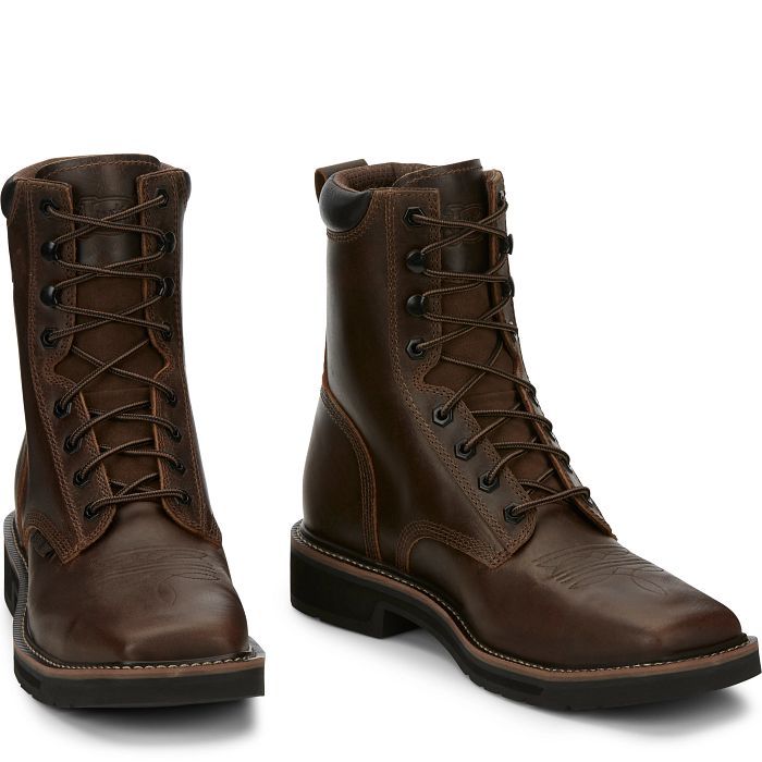 JUSTIN BOOTS - Pulley Steel Toe