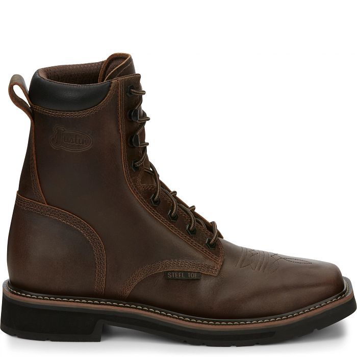 JUSTIN BOOTS - Pulley Steel Toe