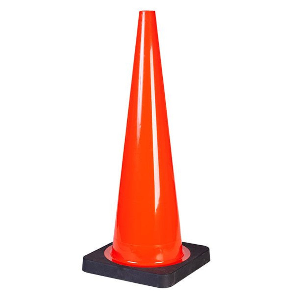 Truforce - Traffic Cone 36In 12Lb Blk Base - Becker Safety and Supply