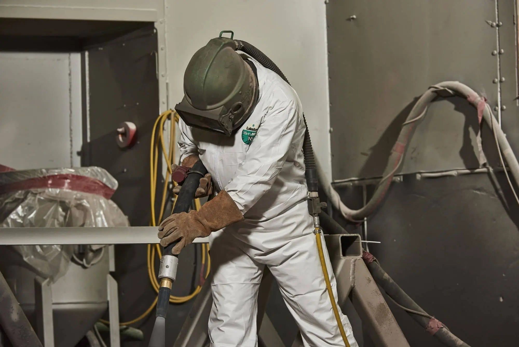 LAKELAND MicroMax NS Disposable Coverall - w/ Zipper - Elastic Wrists & Ankles - 25/bx - Becker Safety and Supply