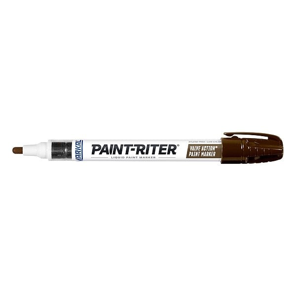 MARKAL - PAINT-RITER VALVE ACTION Paint Marker, 1/8 in Tip, Medium