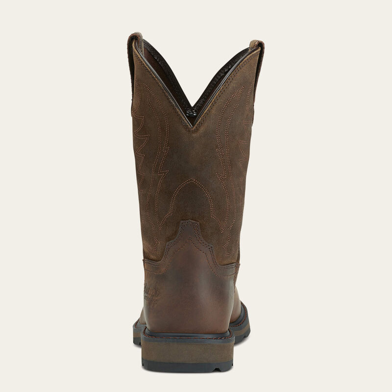 ARIAT - Groundbreaker Pull-On - Steel Round Toe - Brown - Becker Safety and Supply