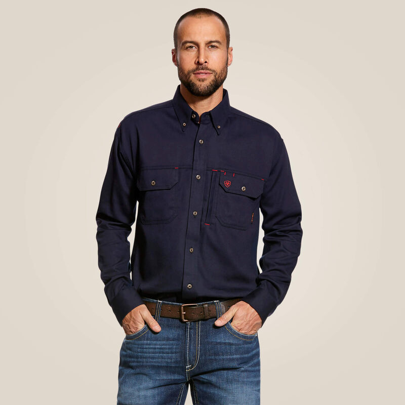 ARIAT - FR Solid Vent Work Shirt - Becker Safety and Supply