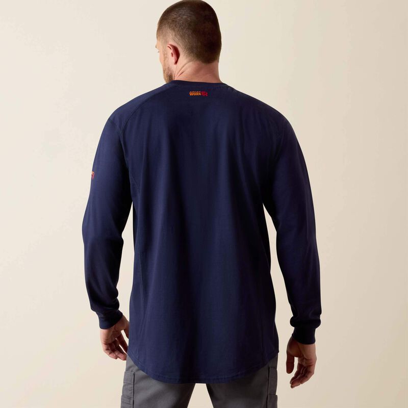 ARIAT - FR Air Henley, azul marino