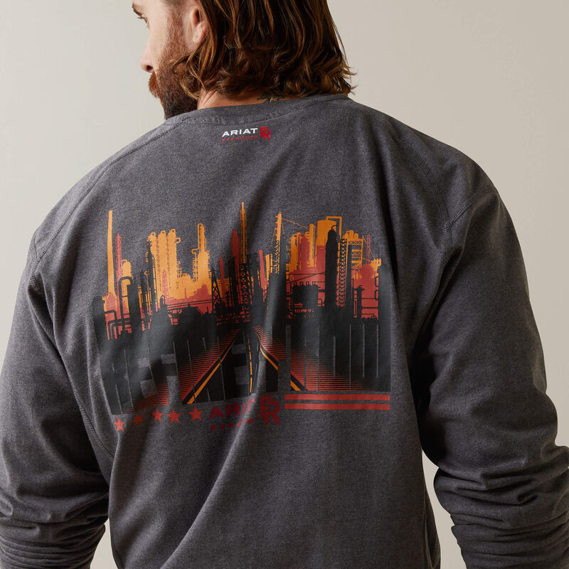 ARIAT - FR Air Refinery Row Graphic Henley Top