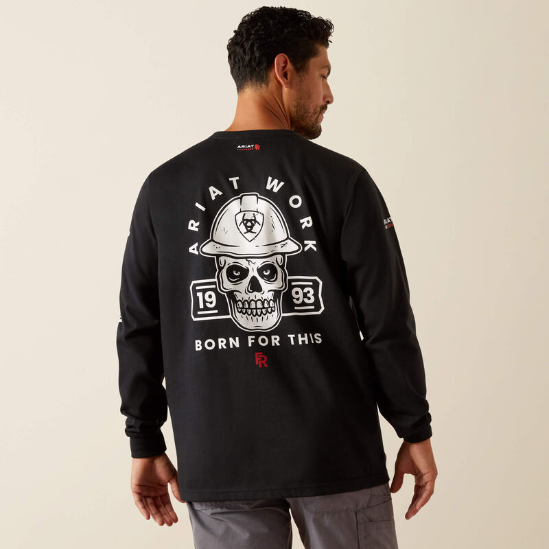 ARIAT - FR Hardhead T-Shirt, Black - Becker Safety and Supply