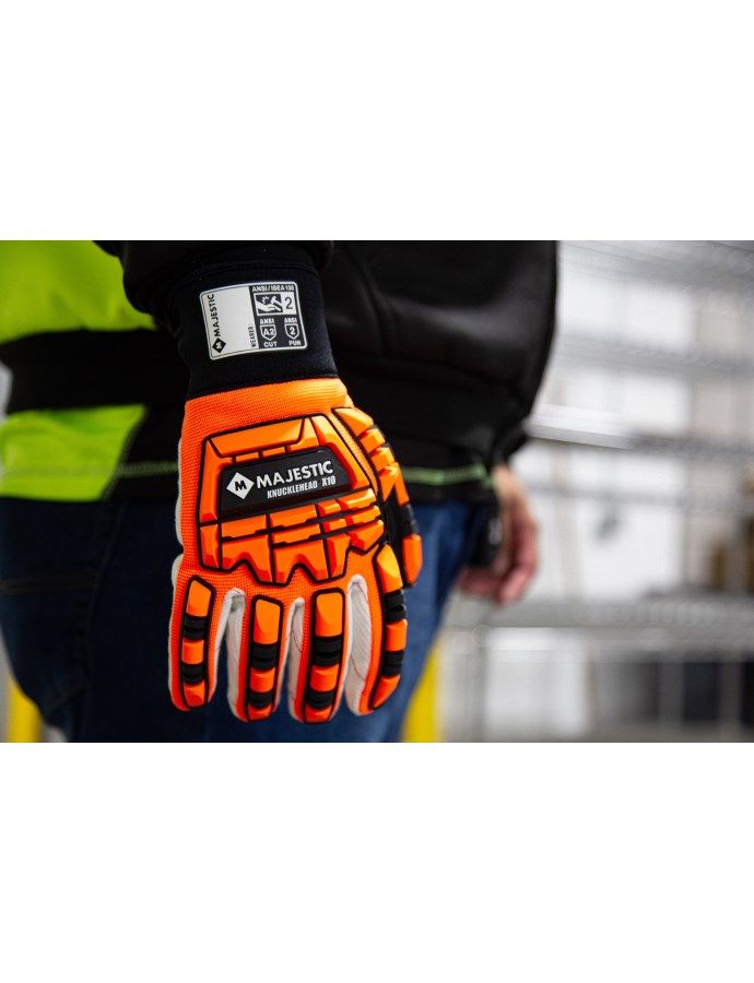 Majestic - *New Style* Knucklehead X10 Cotton Palm - Becker Safety and Supply