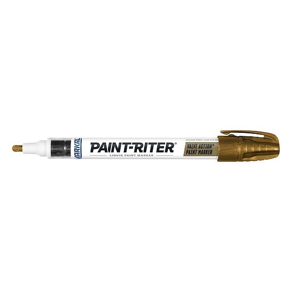 MARKAL - PAINT-RITER VALVE ACTION Paint Marker, 1/8 in Tip, Medium