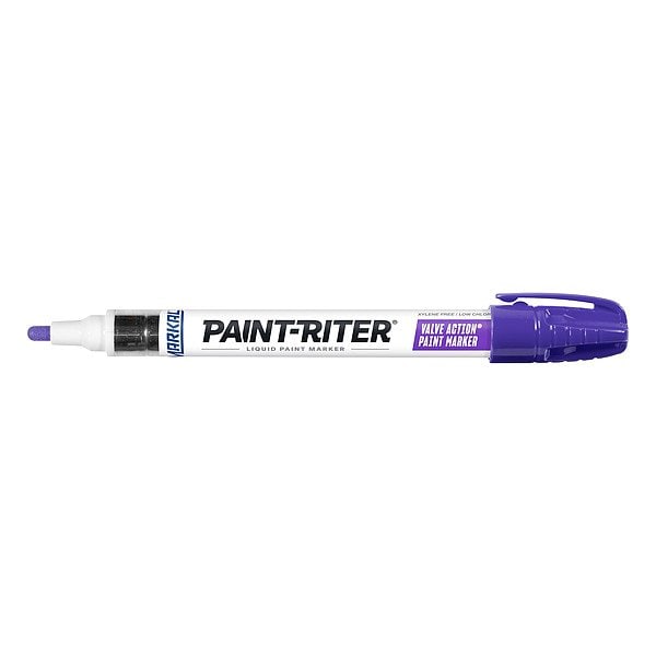 MARKAL - PAINT-RITER VALVE ACTION Paint Marker, 1/8 in Tip, Medium