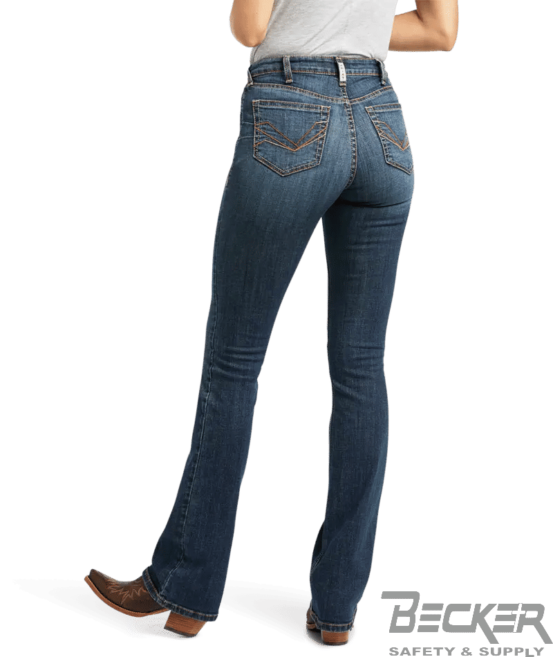 ARIAT - WOMENS High Rise Fernanda Boot Cut Jeans, 28S Becker Safety and Supply