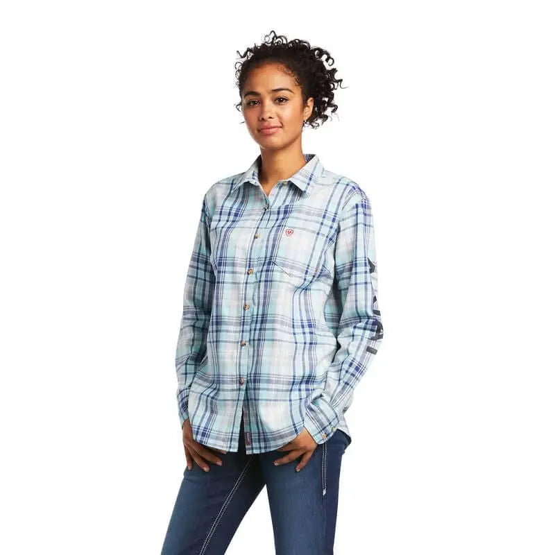 ARIAT - Women's, FR Sabine Logo Work Shirt - Becker Safety and Supply
