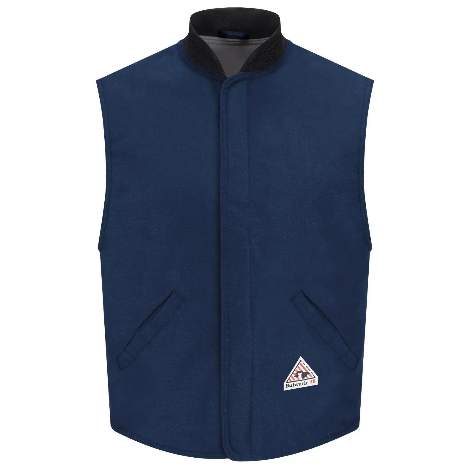 BULWARK Mens Lightweight Nomex FR Vest Liner Navy