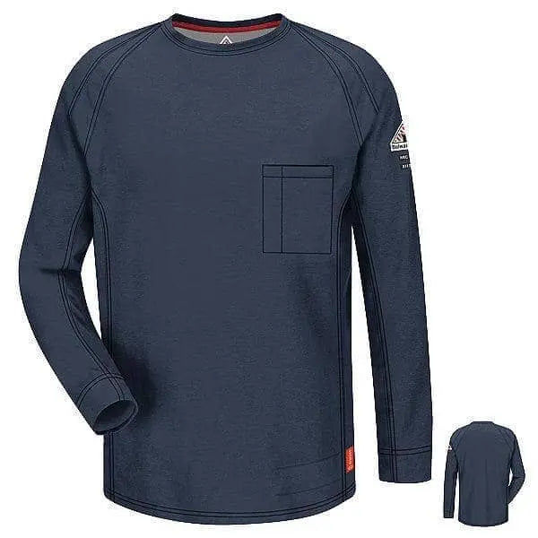 BULWARK iQ Series FR Long Sleeve Shirt Dark Blue