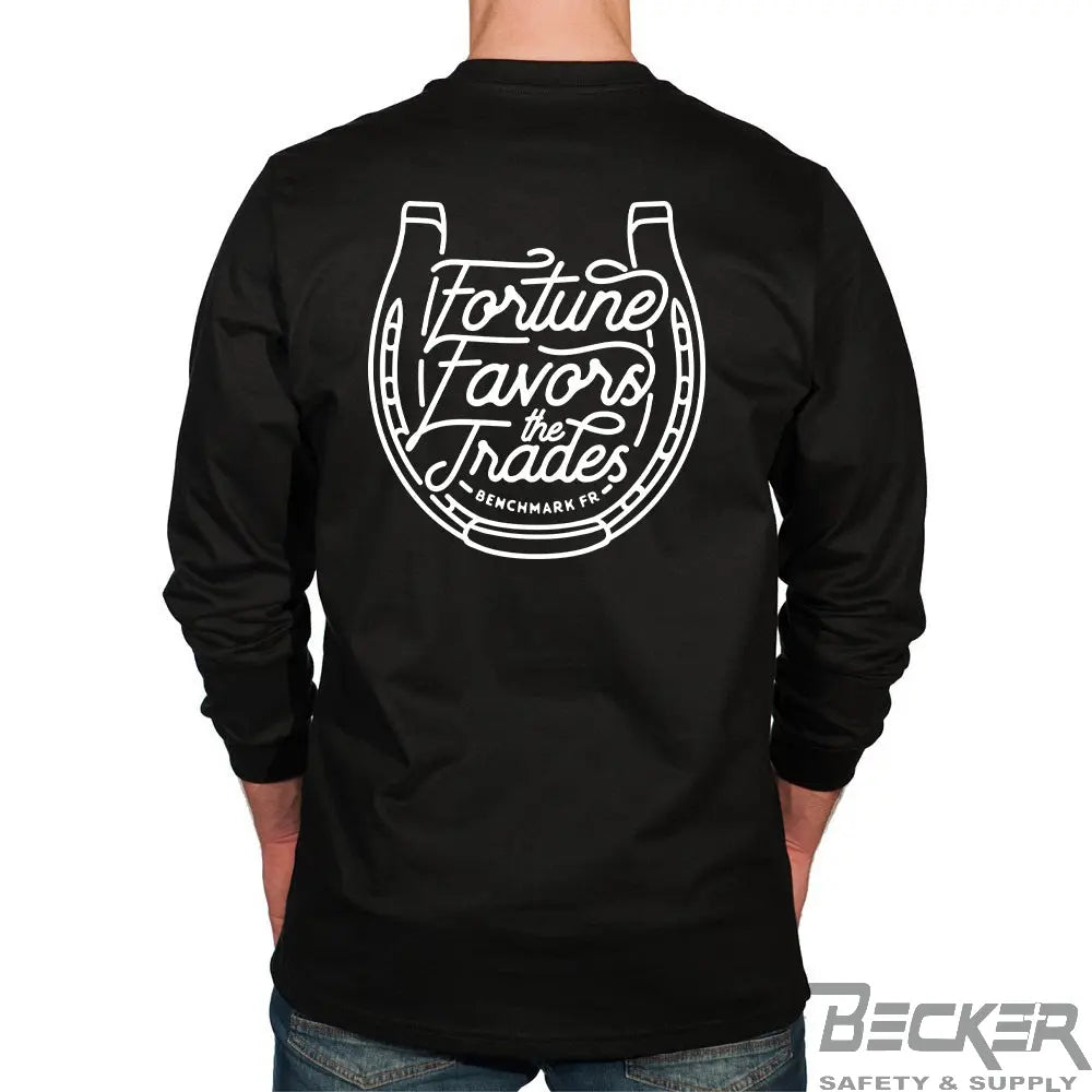 Benchmark FR-"Fortune Favors The Trades" Flame Resistant Becker Safety and Supply