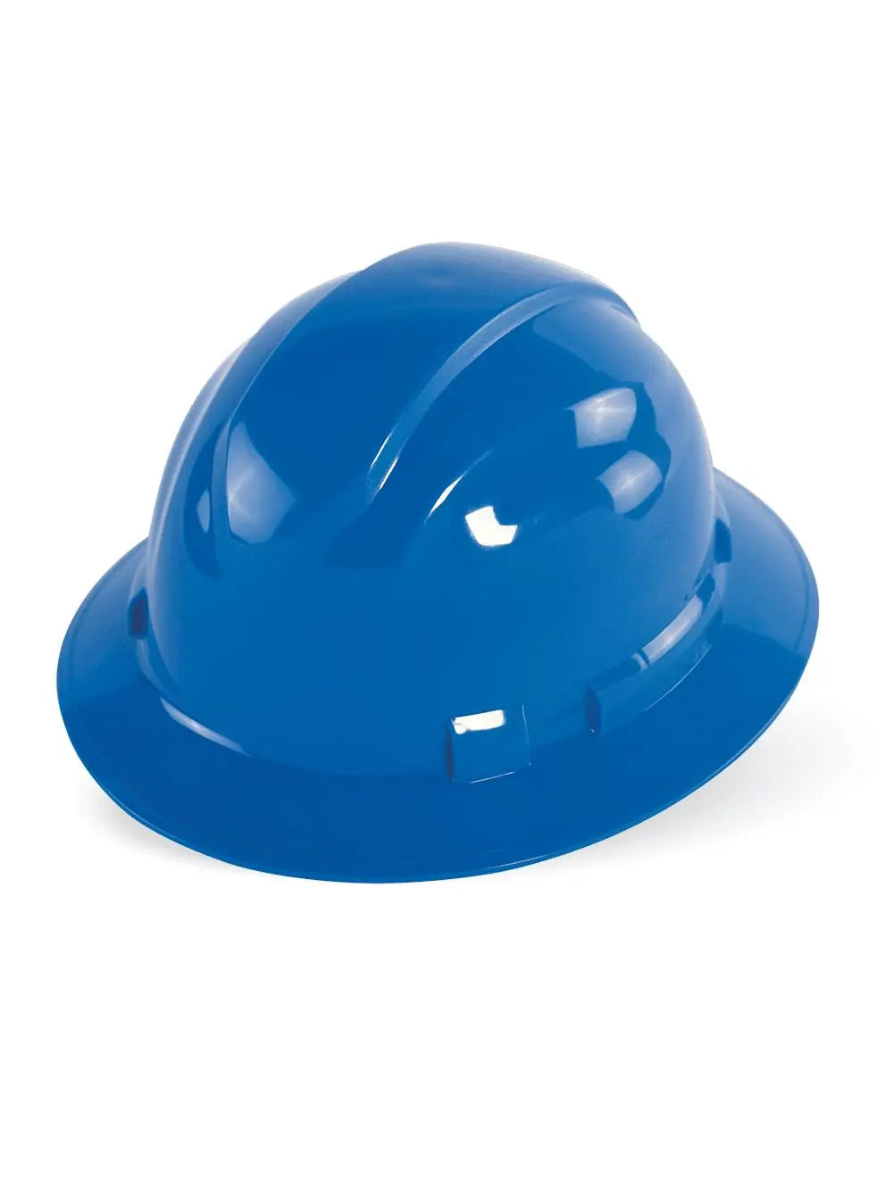 Bullhead Safety - Full Brim Style Hard Hat, Six-Point Ratchet Suspension - Becker Safety and Supply