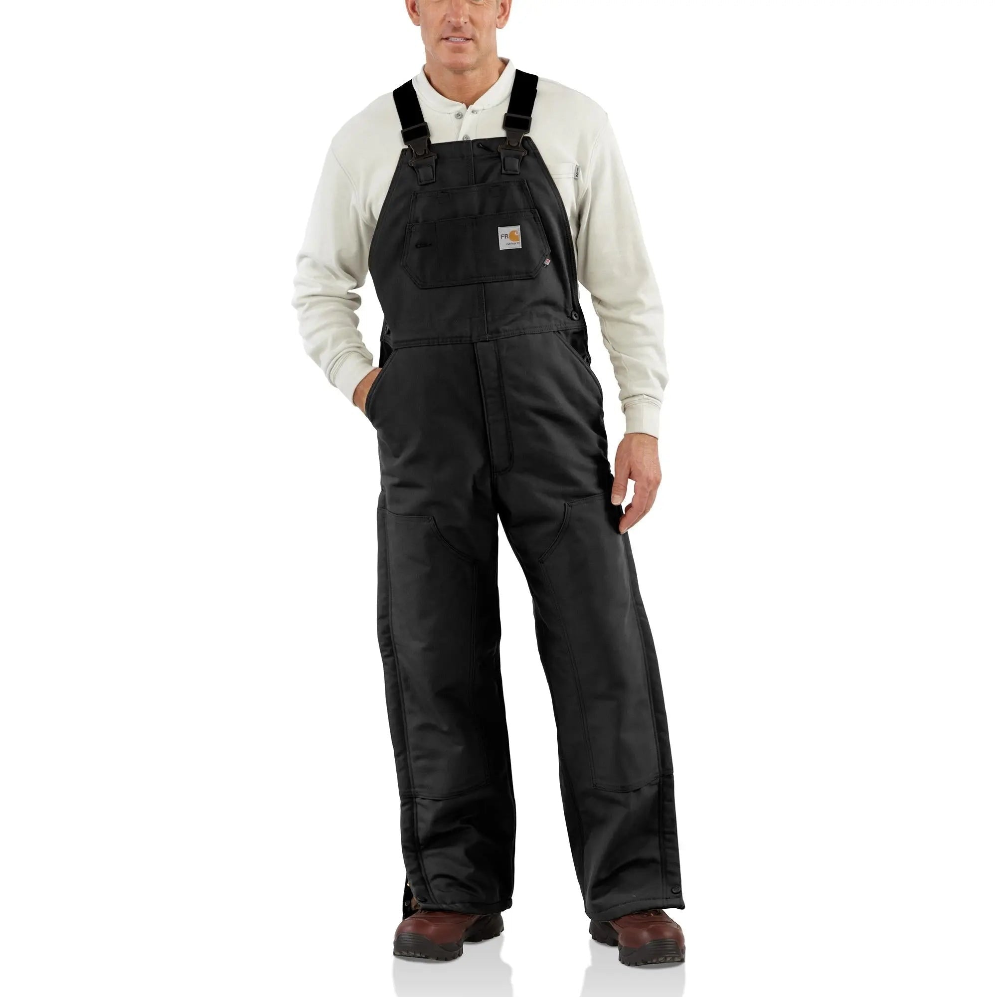 新品　carhartt duck bib overall 38×32 Carhartt FR Duck Bib Lined Overall For Men