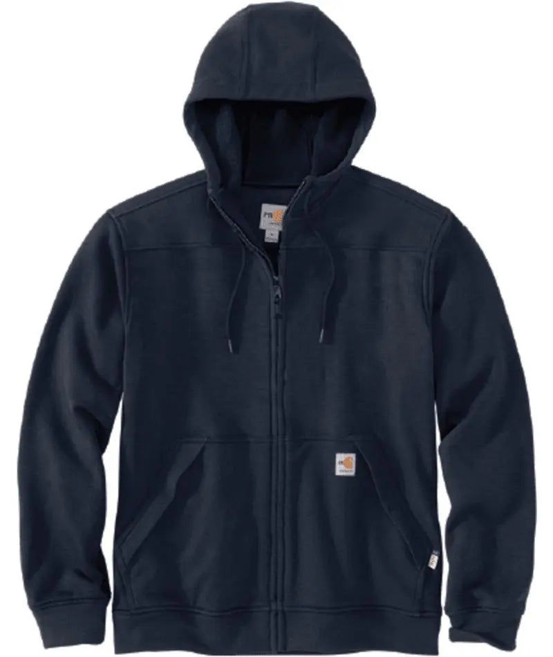 CARHARTT - FR RAIN DEFENDER RELAXED FIT FLEECE JACKET, NAVY Becker Safety and Supply
